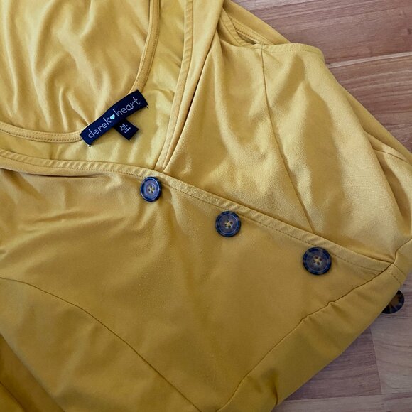 Derek Heart Sleeveless button front midi dress - Picture 7 of 7